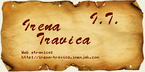 Irena Travica vizit kartica